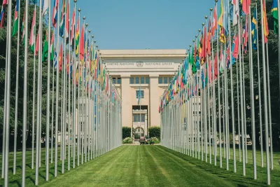 Diplomatic table representing ceasefire and negotiation efforts in the Iran-Israel conflict