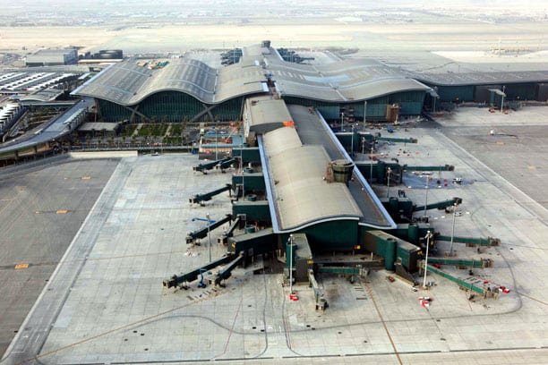 Hamad International Airport terminal view for qatar travel advisory planning